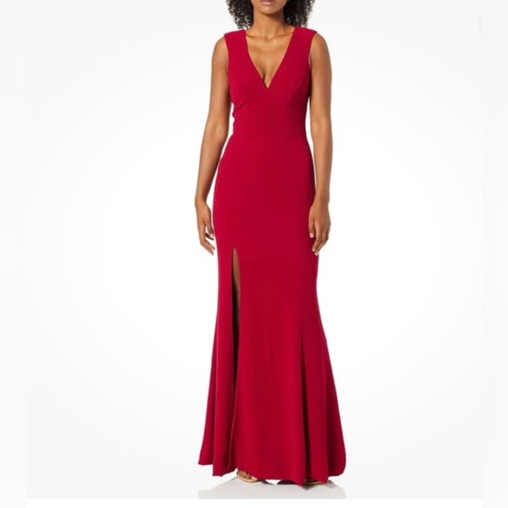 Dress the Population Sandra Crepe Trumpet Gown 3X